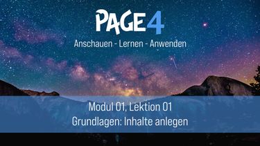 Video Lehrgang Modul 1 Lektion 1